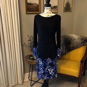 Black pullover, Ralph Lauren dress, size 8 long sleeve, thick, nice quality.